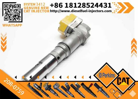 CAT 3412 Truck Engine Fuel Injector 198-4752 104-3377 20R-0759 for Spray Valve System Spare Parts