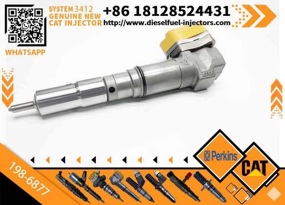 Construction Machinery Parts 198-6877 204-2467 232-1170 232-1175 Excavator Injector 3412E Engine Diesel Fuel Injector 174-7527
