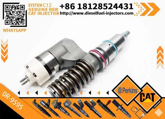 Quality - Tested Fuel Injector 153-7923 0R-9595 CAT C12 1537923 0R9595 Common Rail Injector for Caterpillar 3176B Excavator